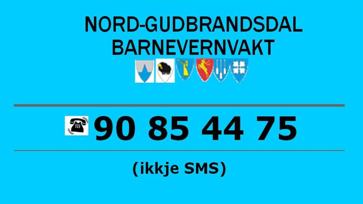 Logo: Nord-Gudbrandsdal barnevernvakt. - Klikk for stort bilde