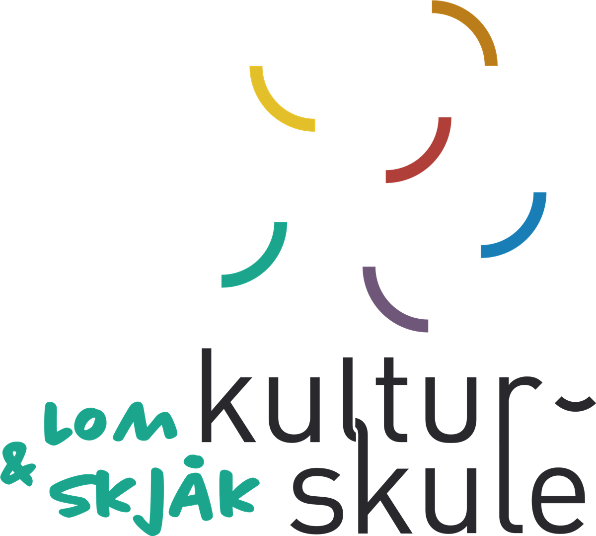 Logo og emblem for Lom og Skjåk kulturskule - Klikk for stort bilde