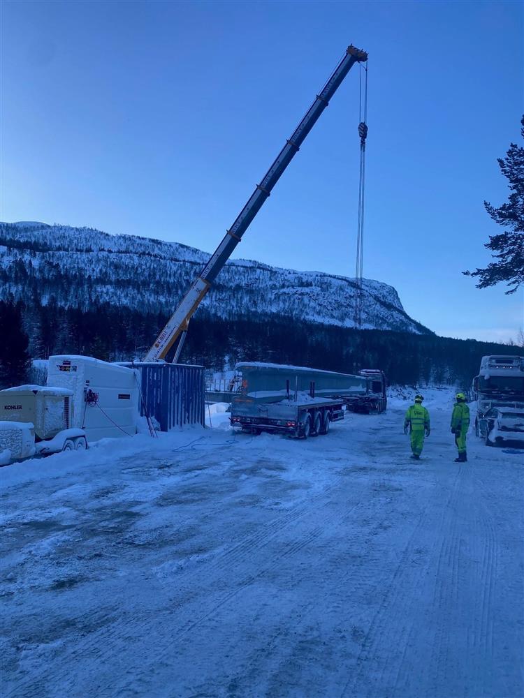 Bilde av nye brua ved Dyringen - Klikk for stort bilde