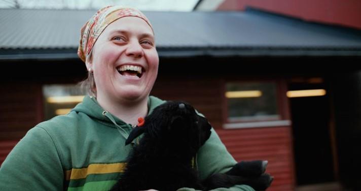 Frå filmen sau - Klikk for stort bilde